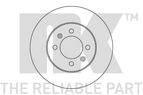 NF PARTS Jarrulevy 204024NF